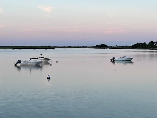 Sunset over Sengekontacket Pond
