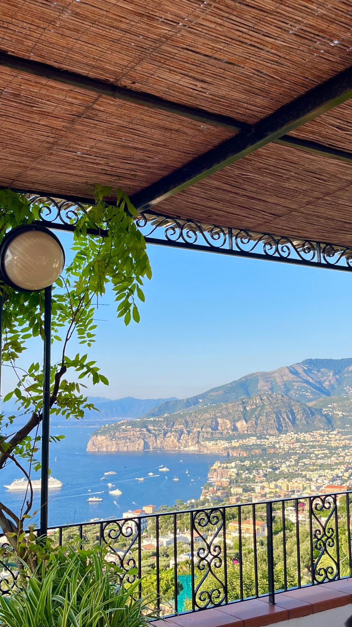 View from top patio 