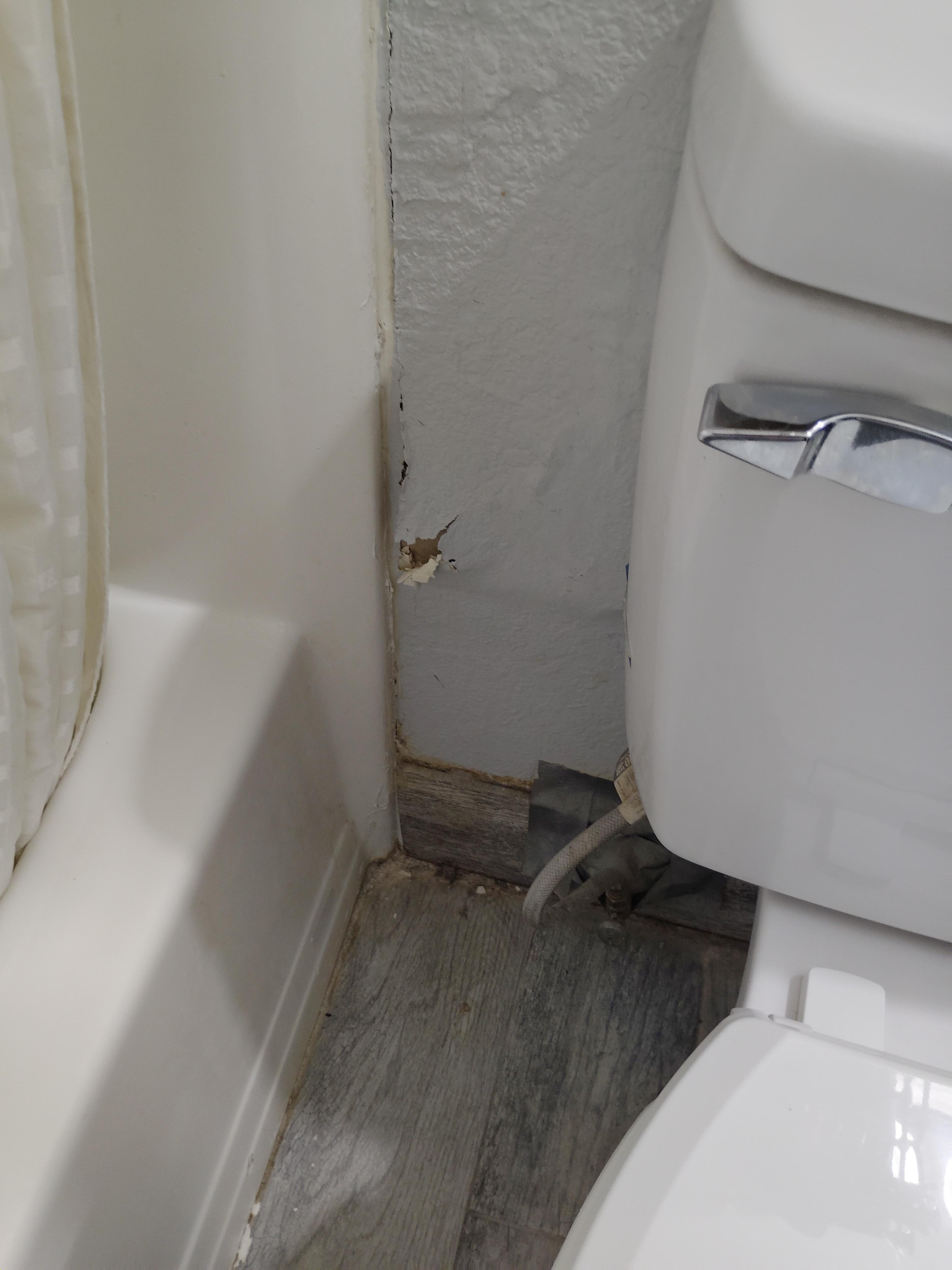 Age decay around toilet walls