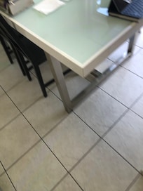 Uncomfortable table chairs