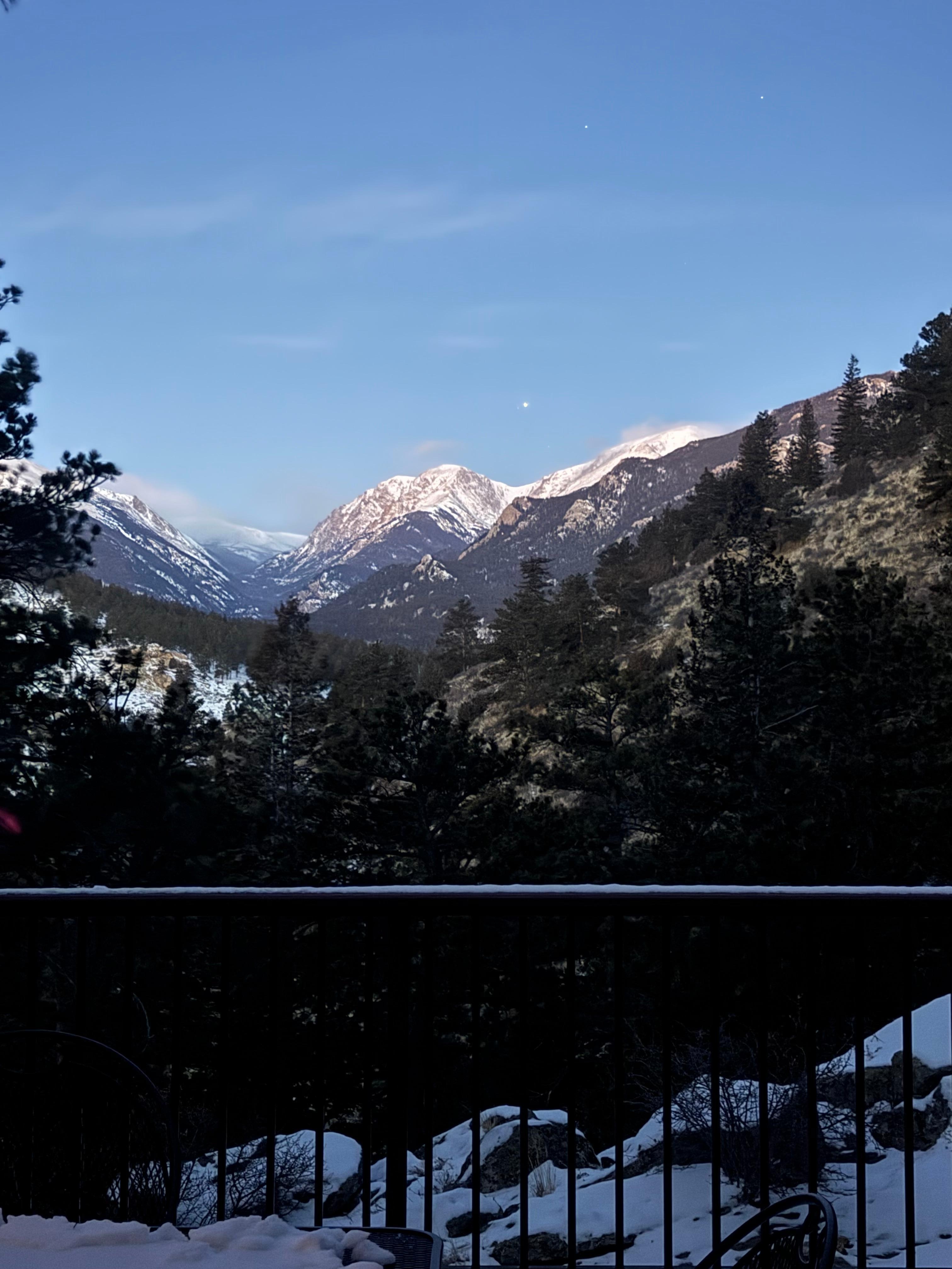 View from dining room