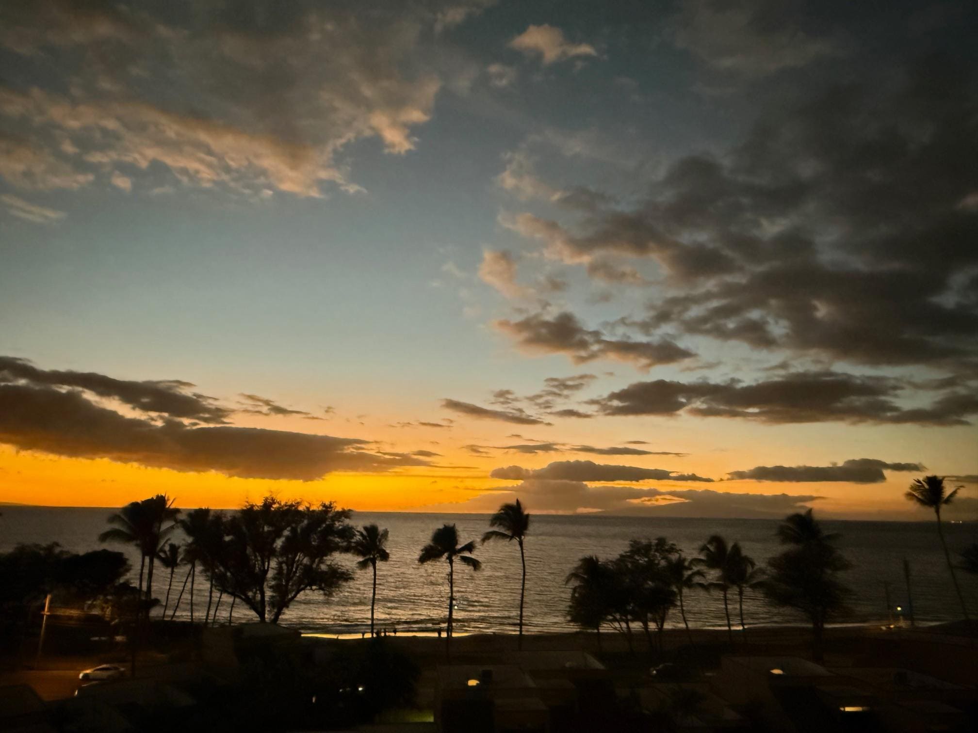 Sunset from lanai