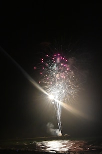 Fireworks on the pier