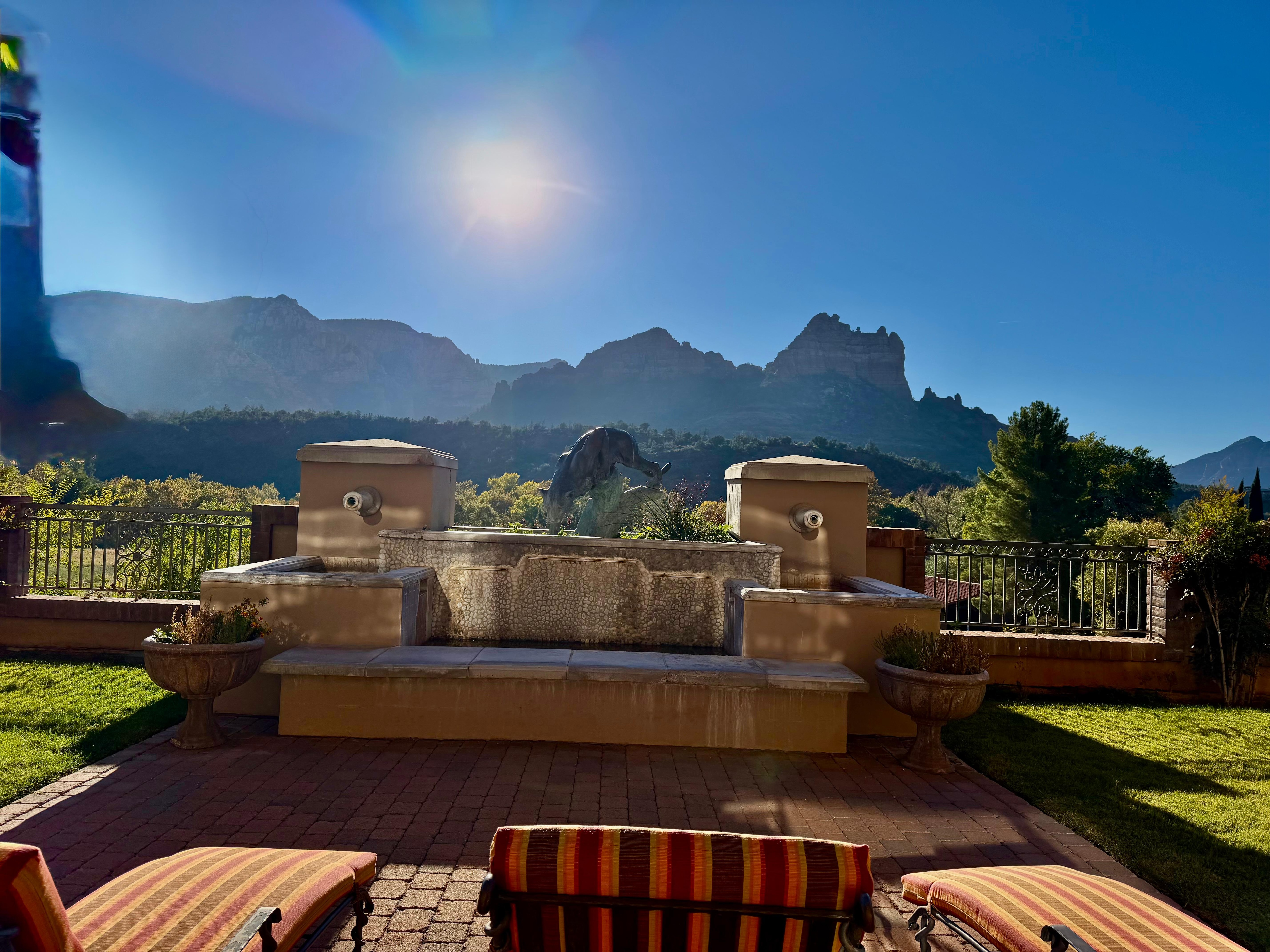 View from our front door. 