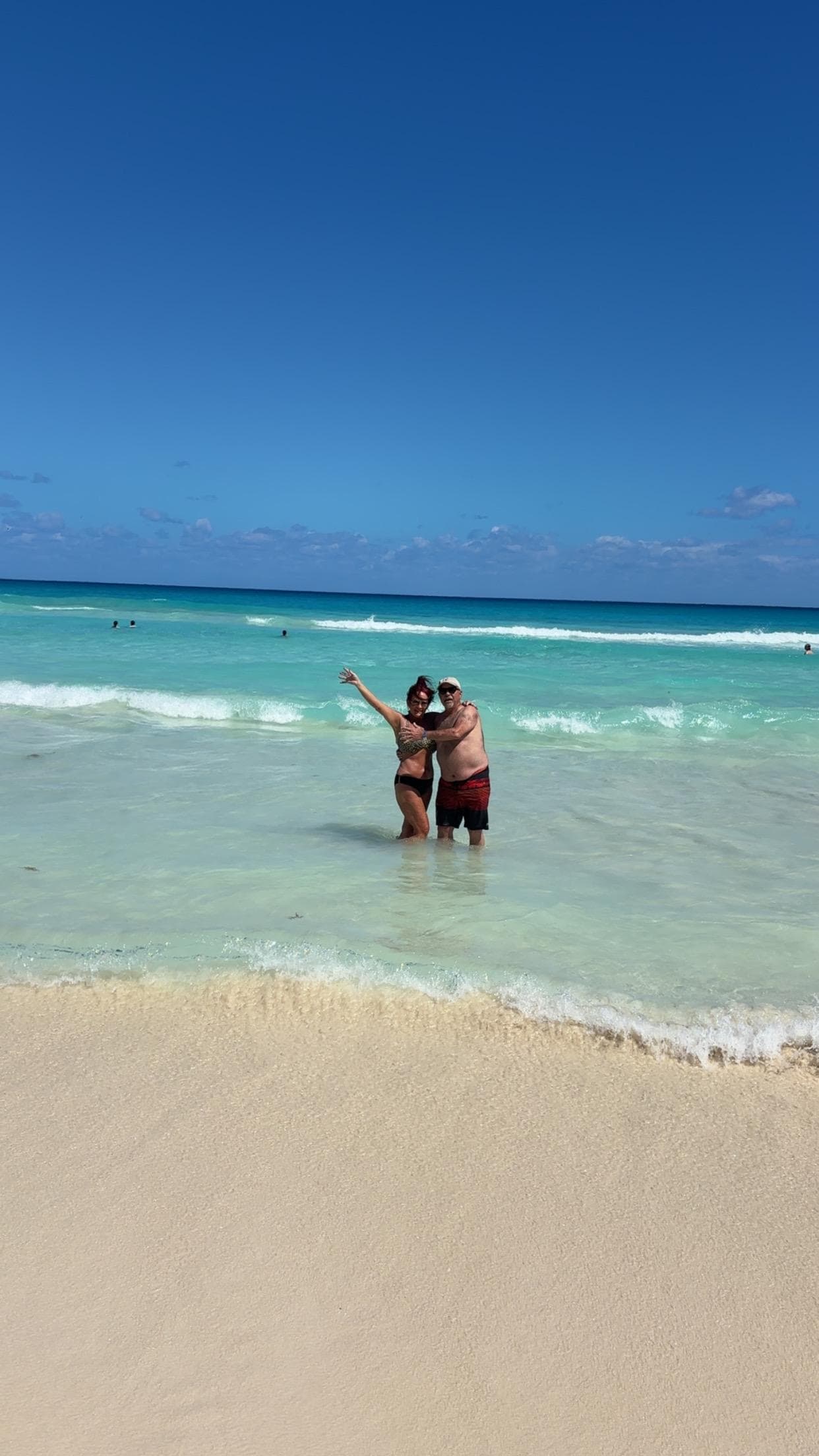 The beach is beautiful 