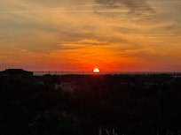 The sunrise from the front deck.