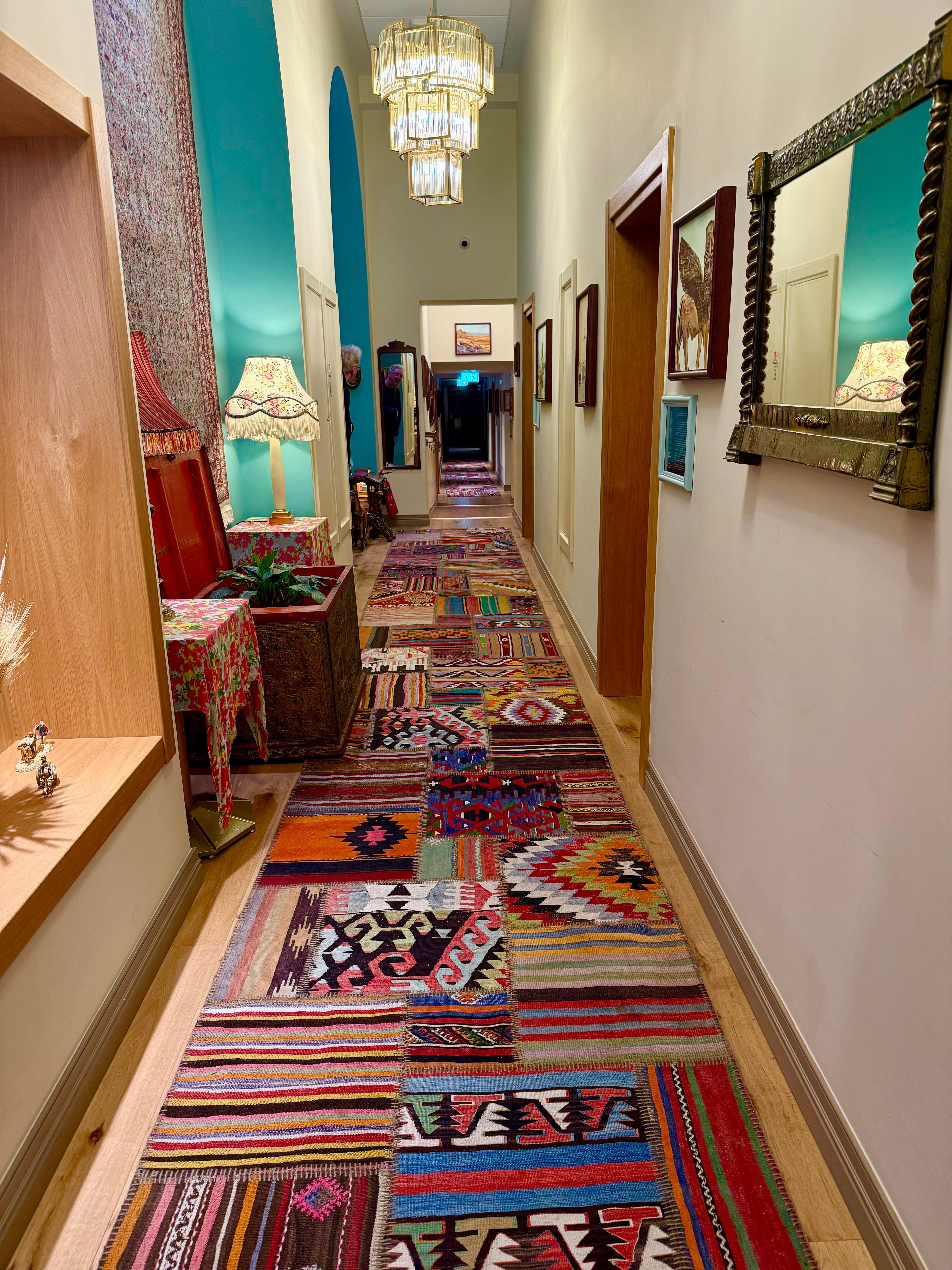 The stunning hallway