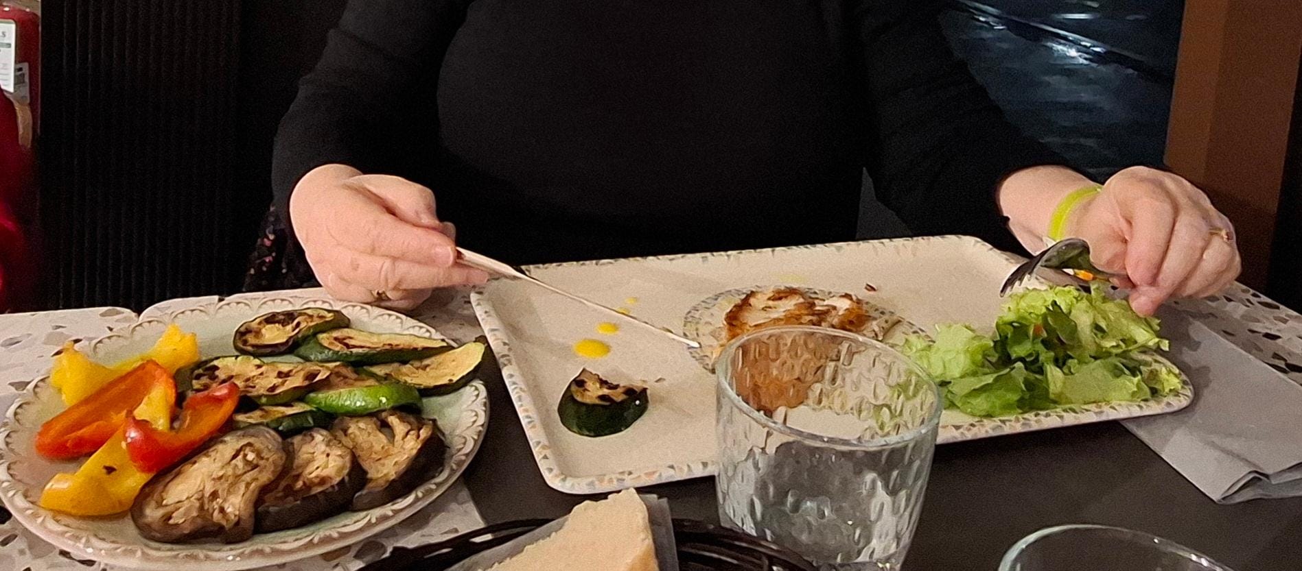 Le poisson et ses légumes grillés 