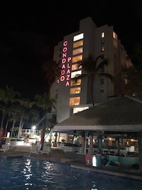 Night time view of Hotel