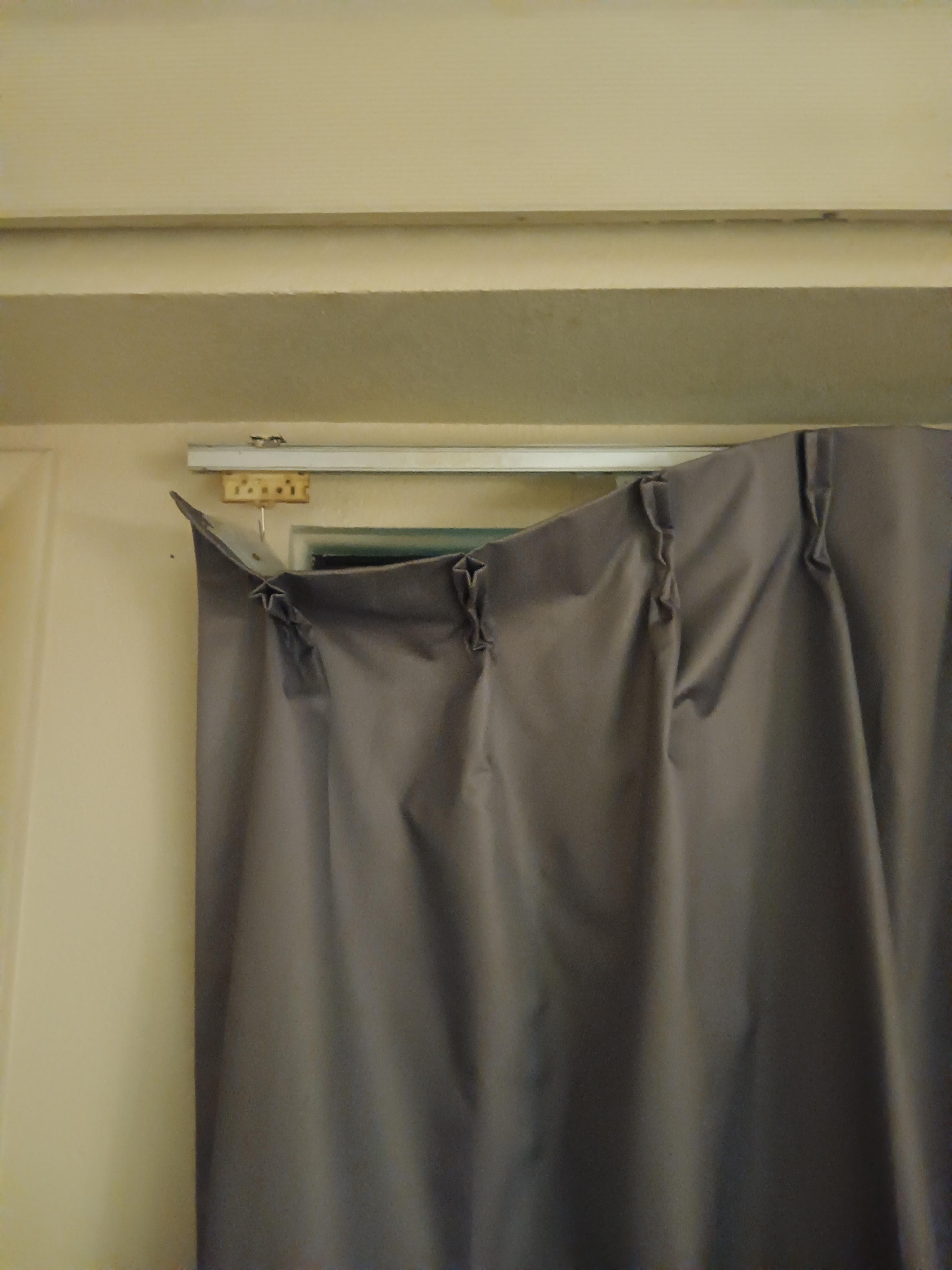 Broken curtain