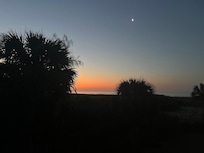 Sunrise from back porch