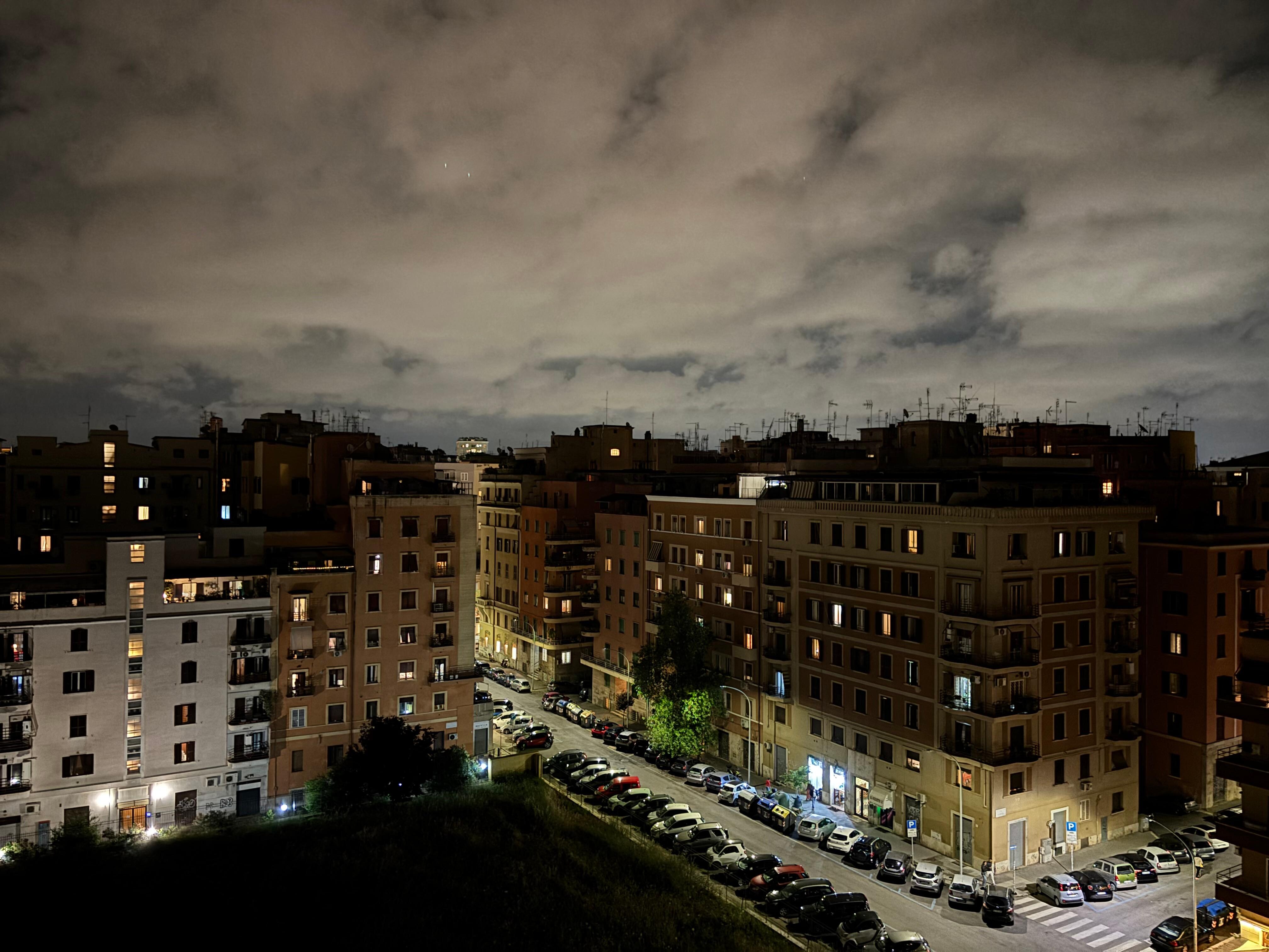 The view from the balcony at night. Very peaceful and beautiful. 