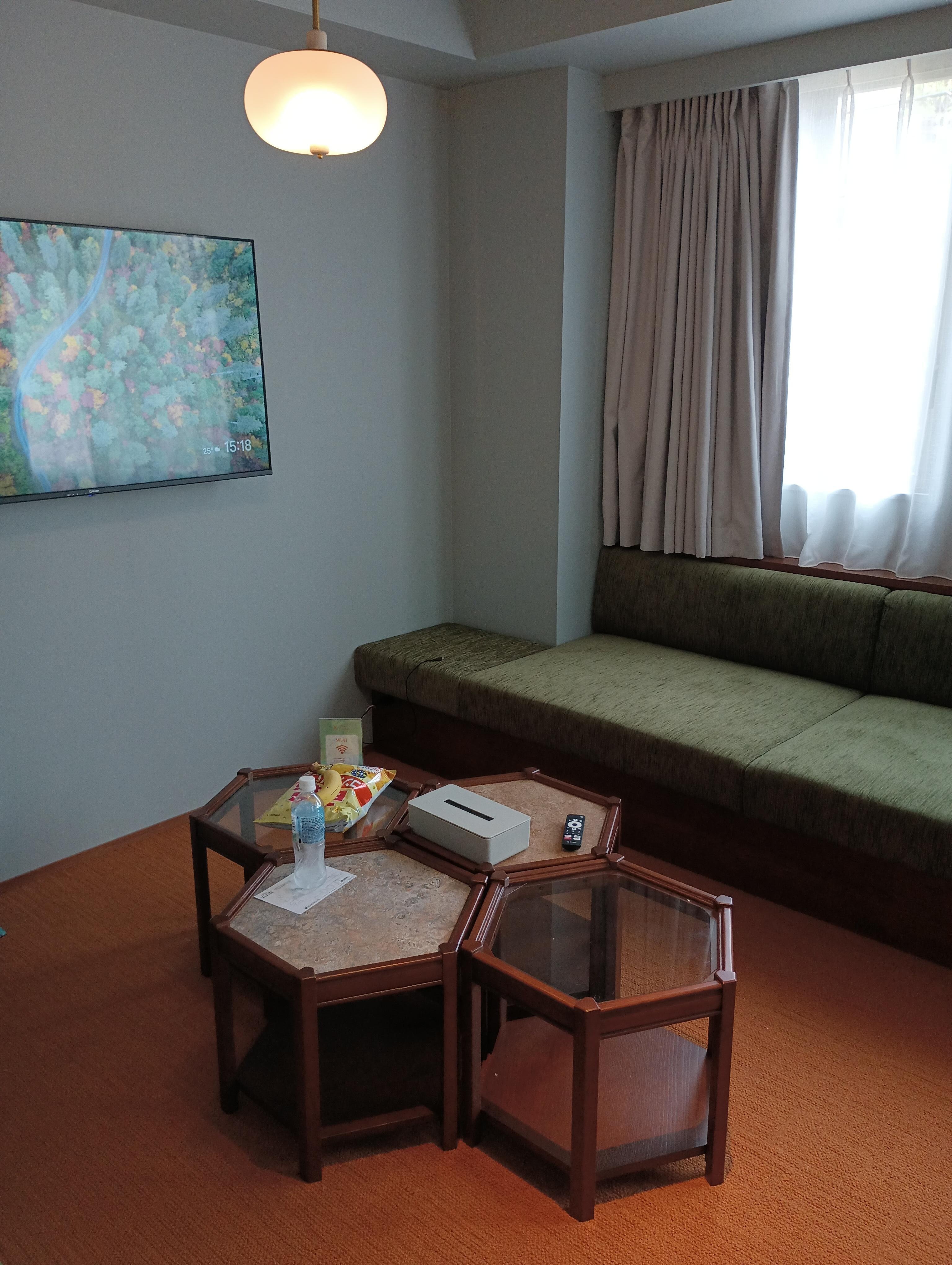 Nice living space for our family stay