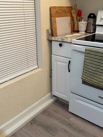 Multiple outlets did not have covers - concerning for small children who may stay there.