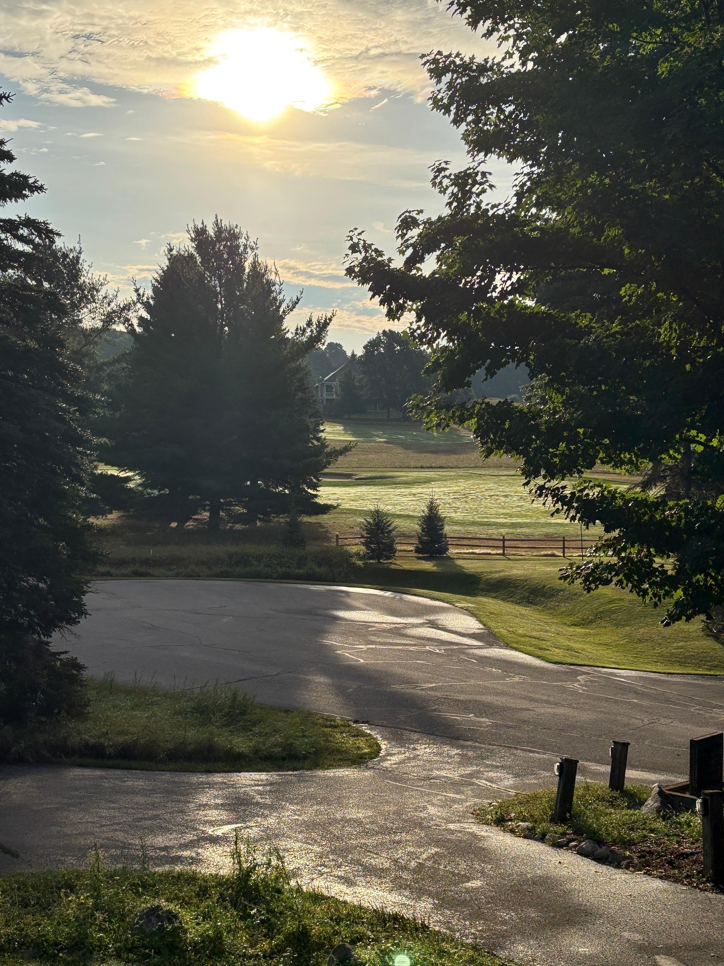 View from upper level deck. 