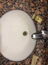 The since wasn’t so clean. But I just need to brush my teeth and shave.