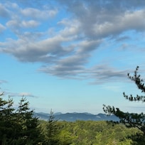 Morning view from the deck.