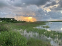 Sunrise from fishing area