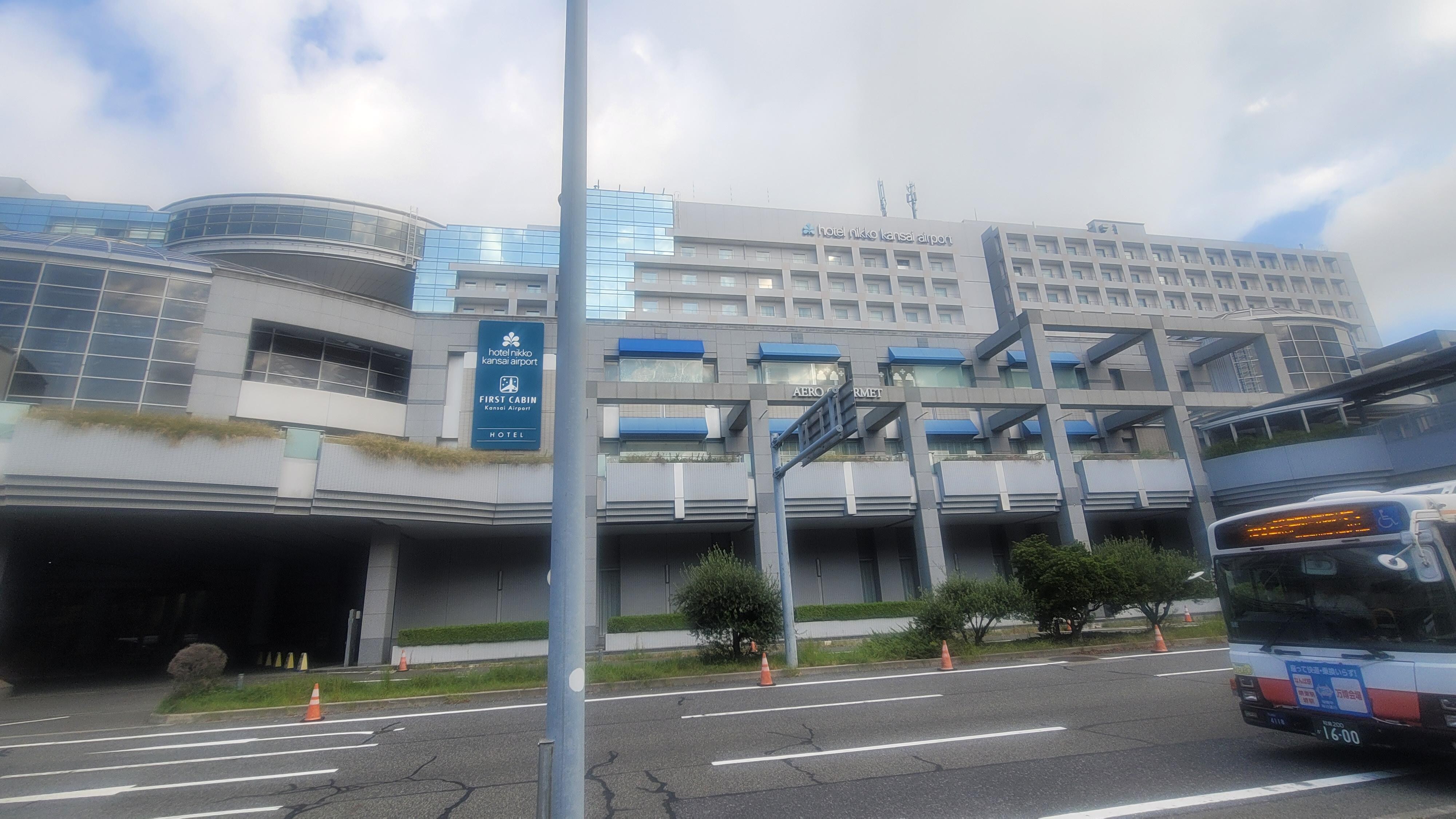 Interesting view of the hotel.