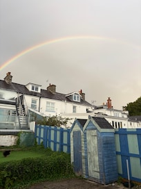 It’s my last day staying here and a rainbow just formed in the back – such a perfect ending to a wonderful trip