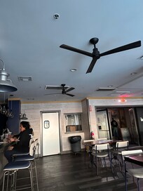 This was the lounge when the power went out for 4 hours