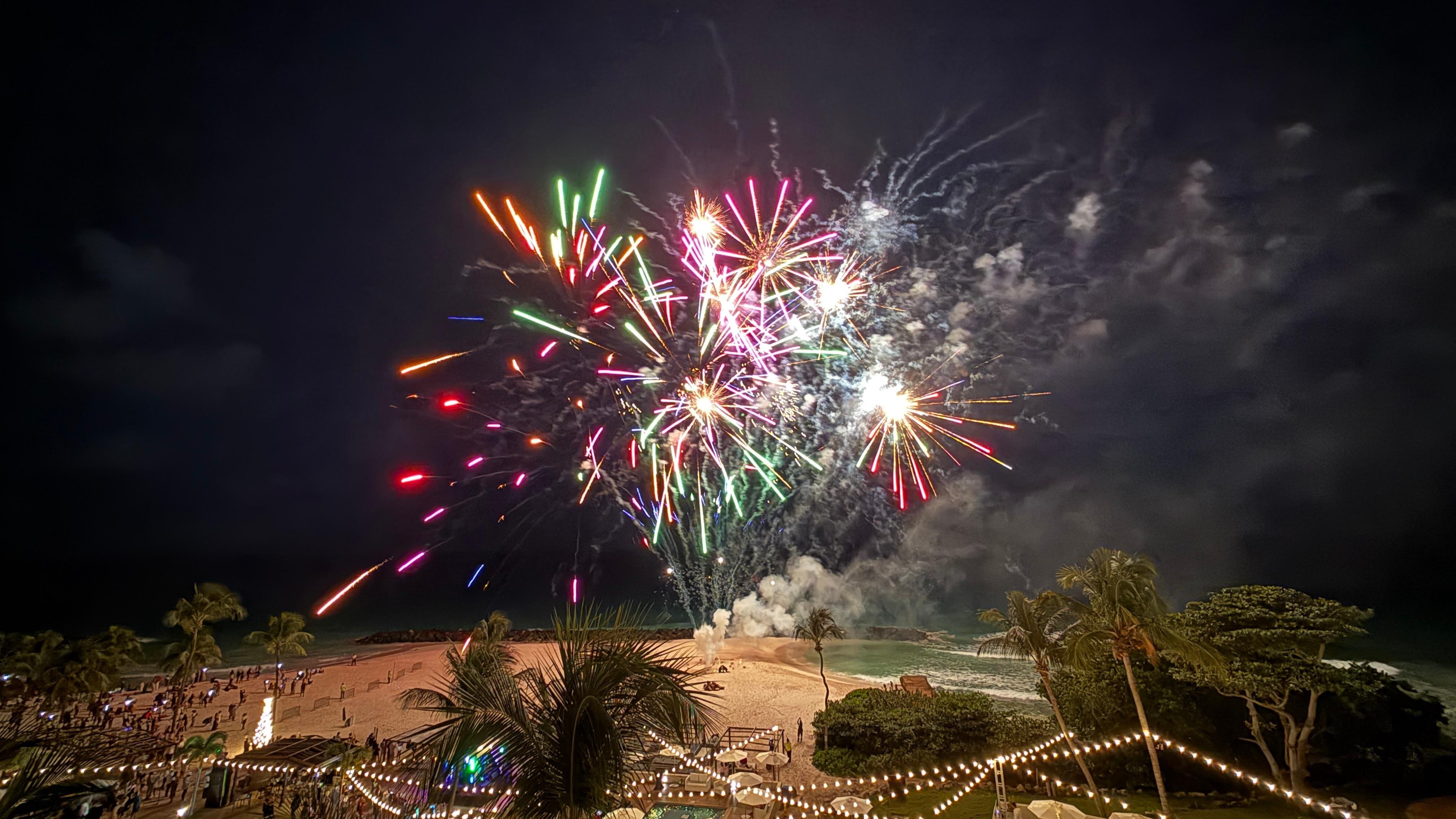 New Year’s celebration at the Hilton