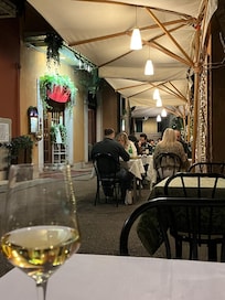 The restaurant right next door. The food was great as was the service!