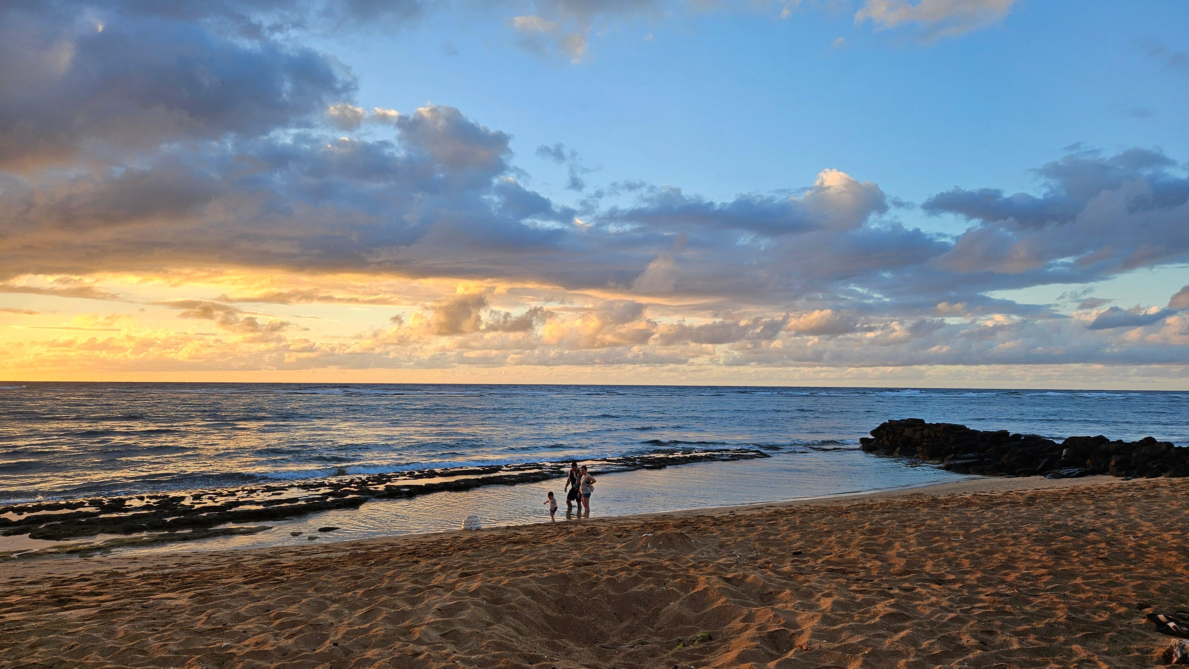 Lovely sun rises on the beach!
