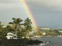 Rainbow from the deck.