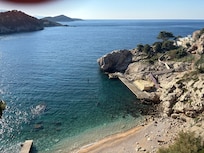 View to Bellevue beach from room