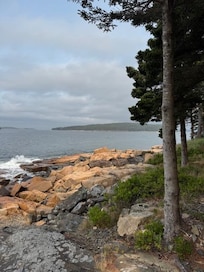 Shore in front of house - from nice bench seat