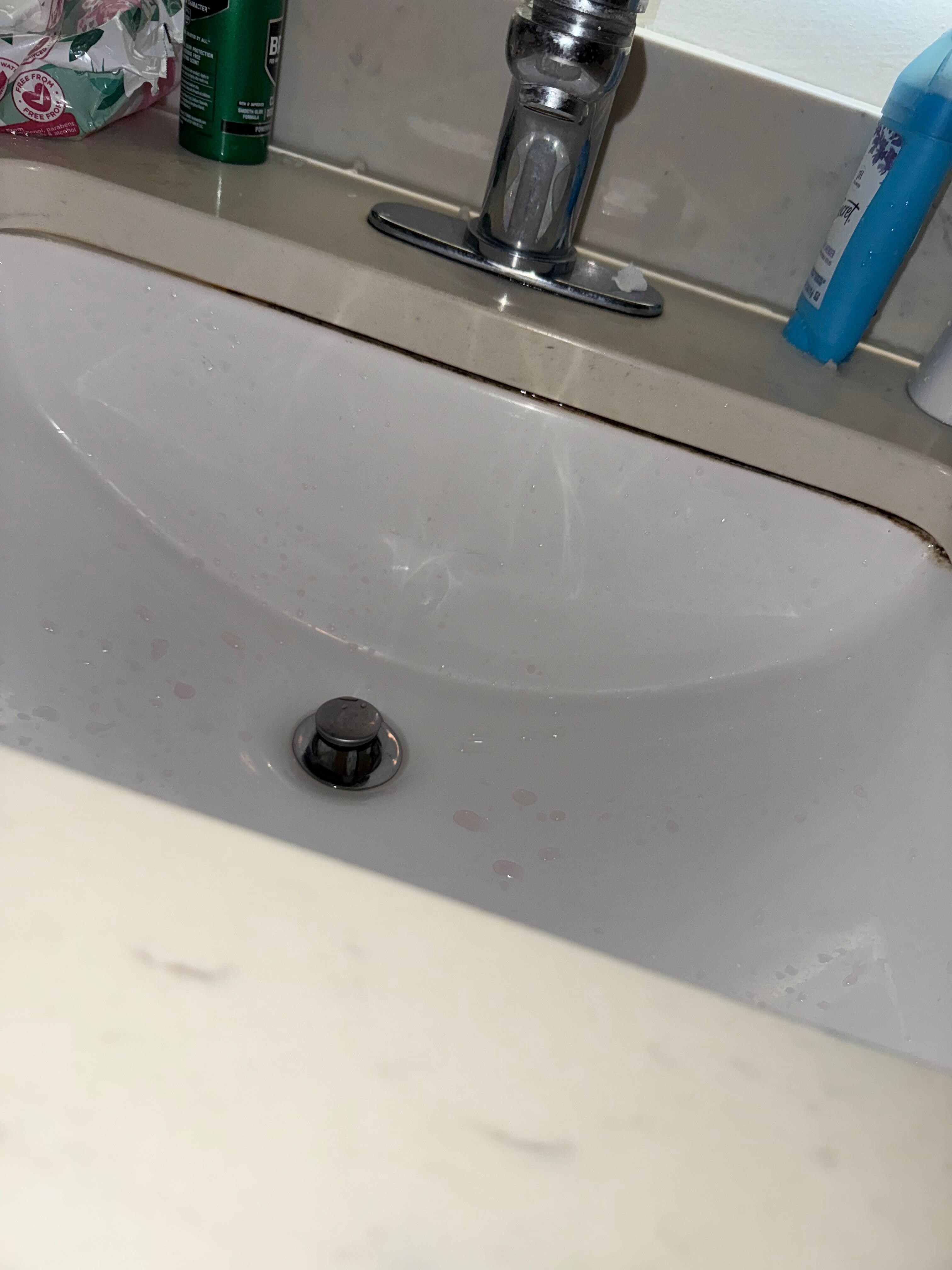Mold around the sink in 117! 