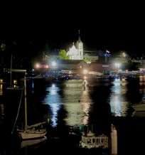 Night view from living space!
