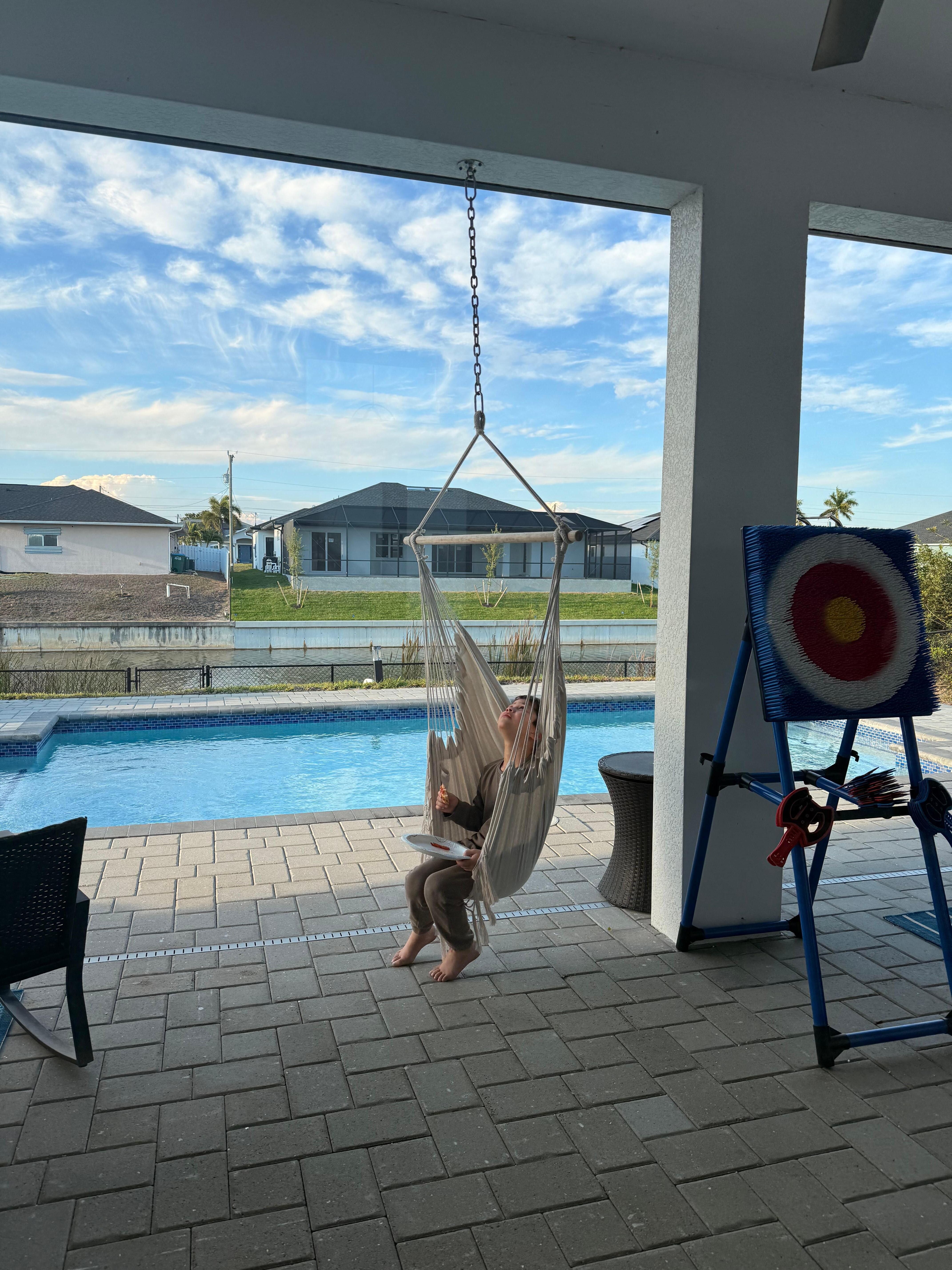 The patio amenities and rec/game area in the garage was a great surprise and kept us entertained all week long.