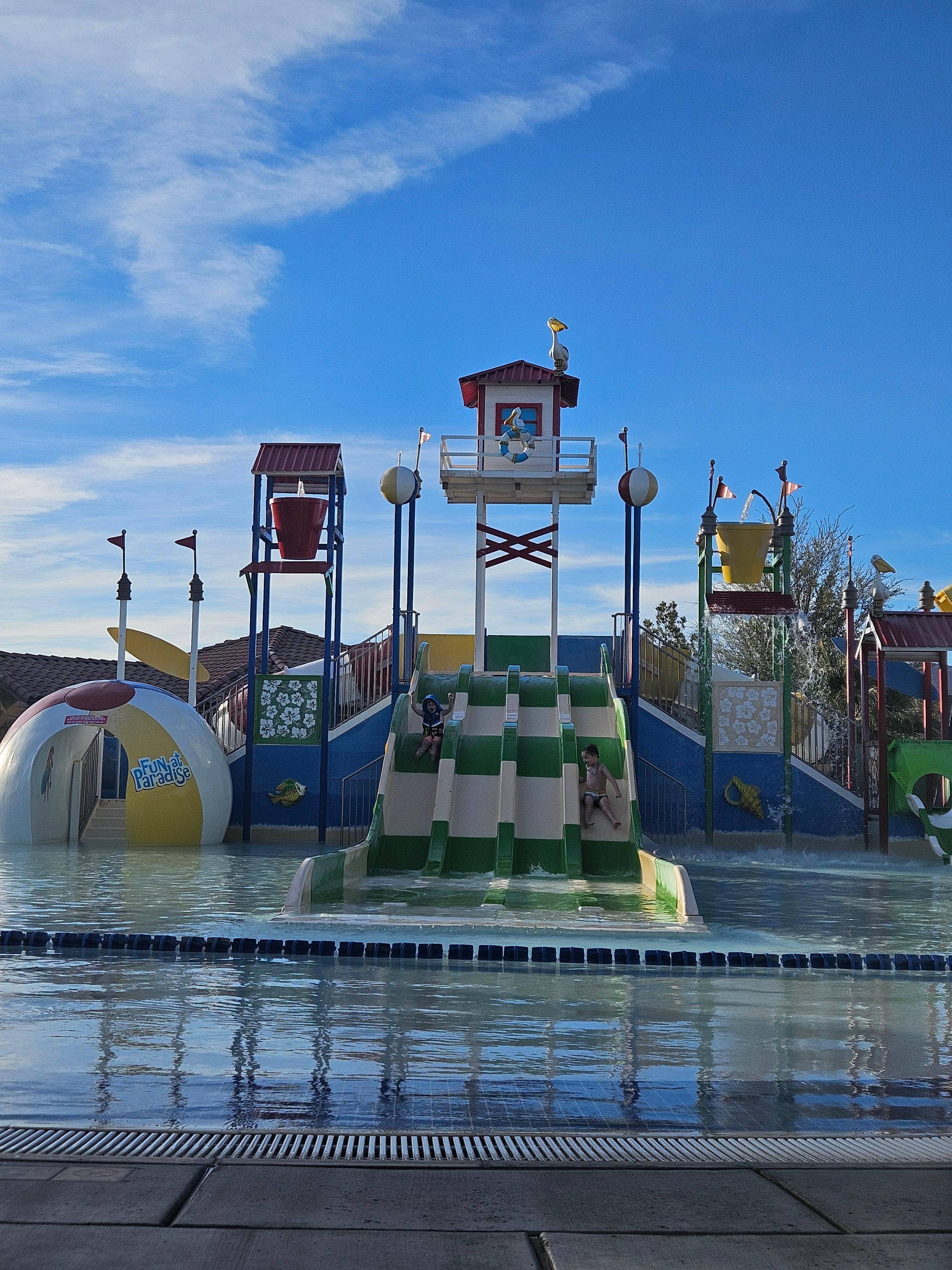 One of the community pools.