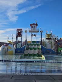 One of the community pools.
