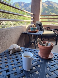Coffee on the deck