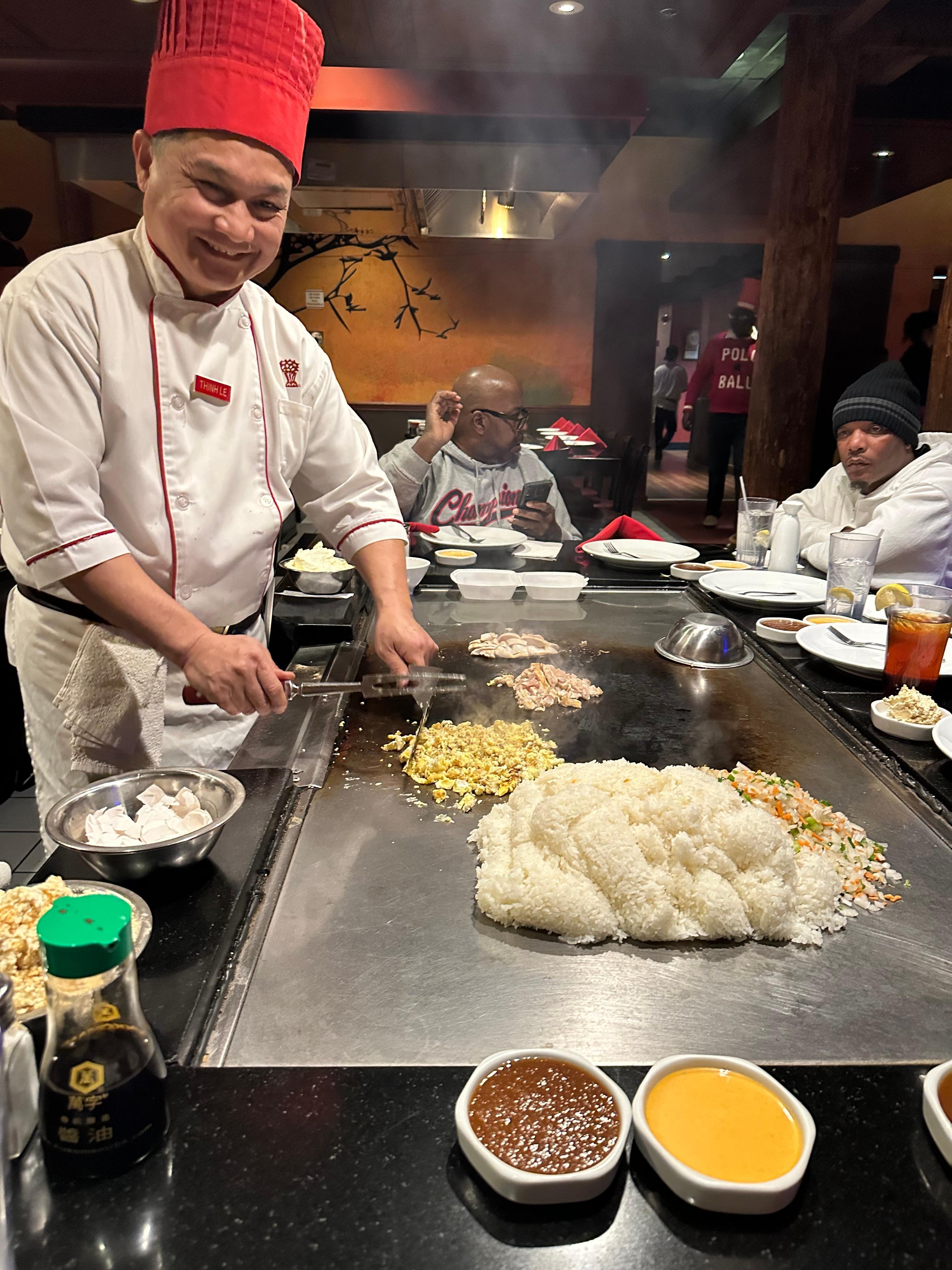 Love the presentation from the chef