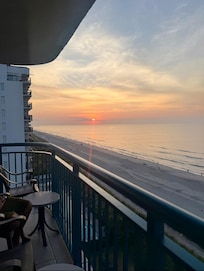 Sunrise from balcony view