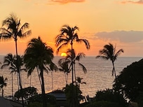 Sunset from the deck.