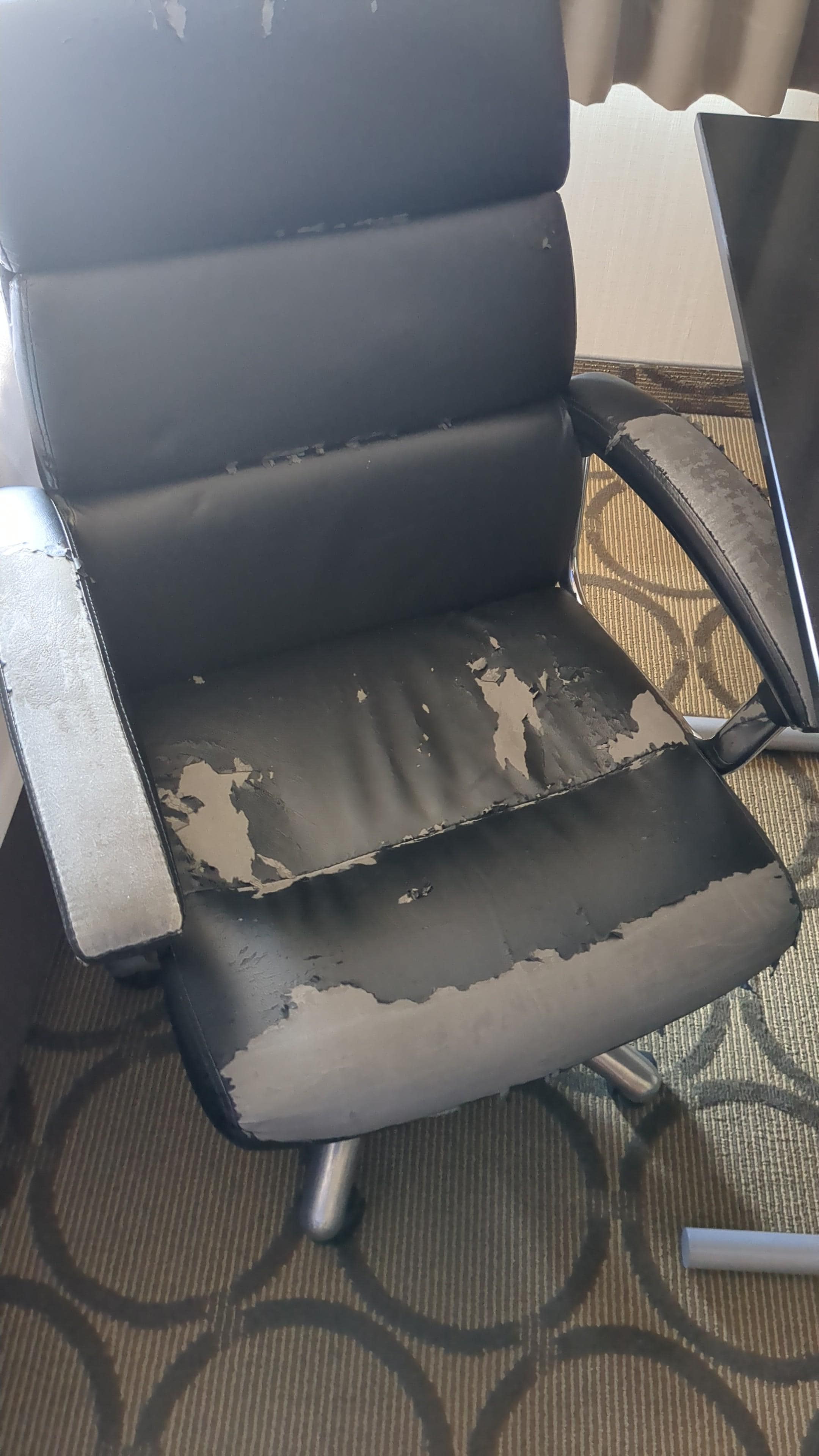 Desk chair in room 225