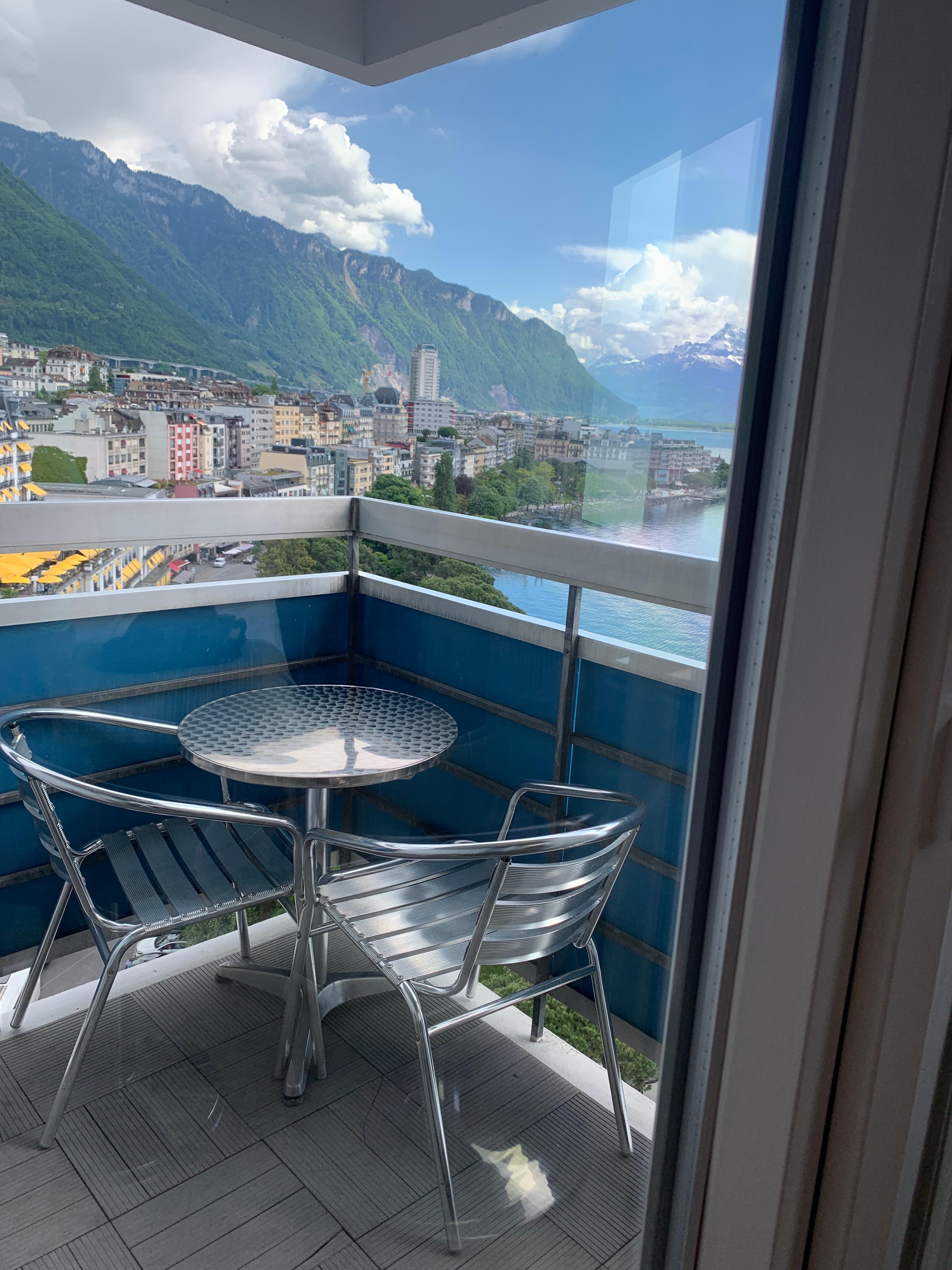 Balcony with view