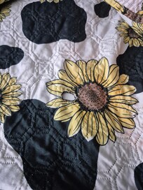 Burn hole in bedding