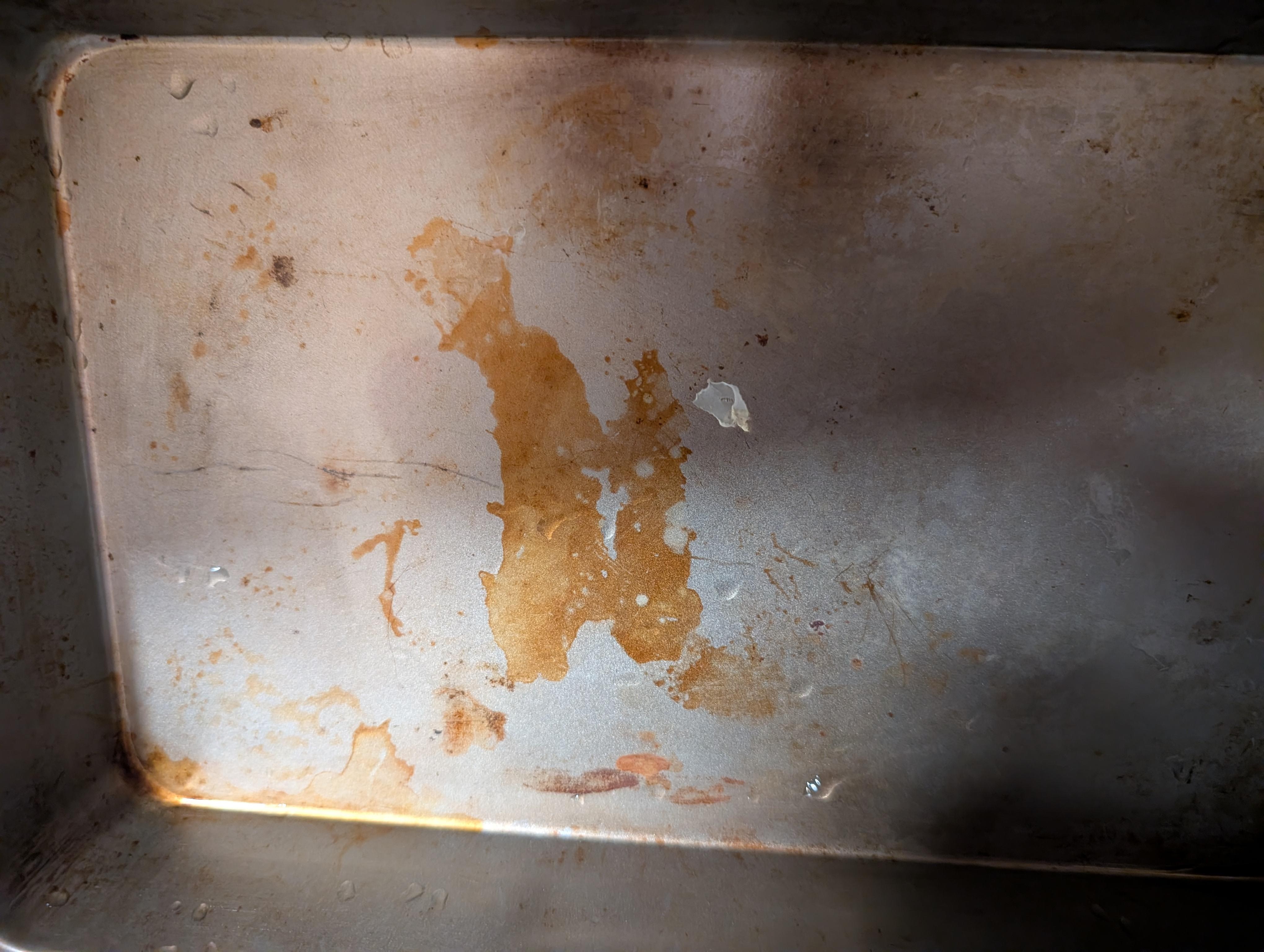 Pan unable to get clean enough to bake with 