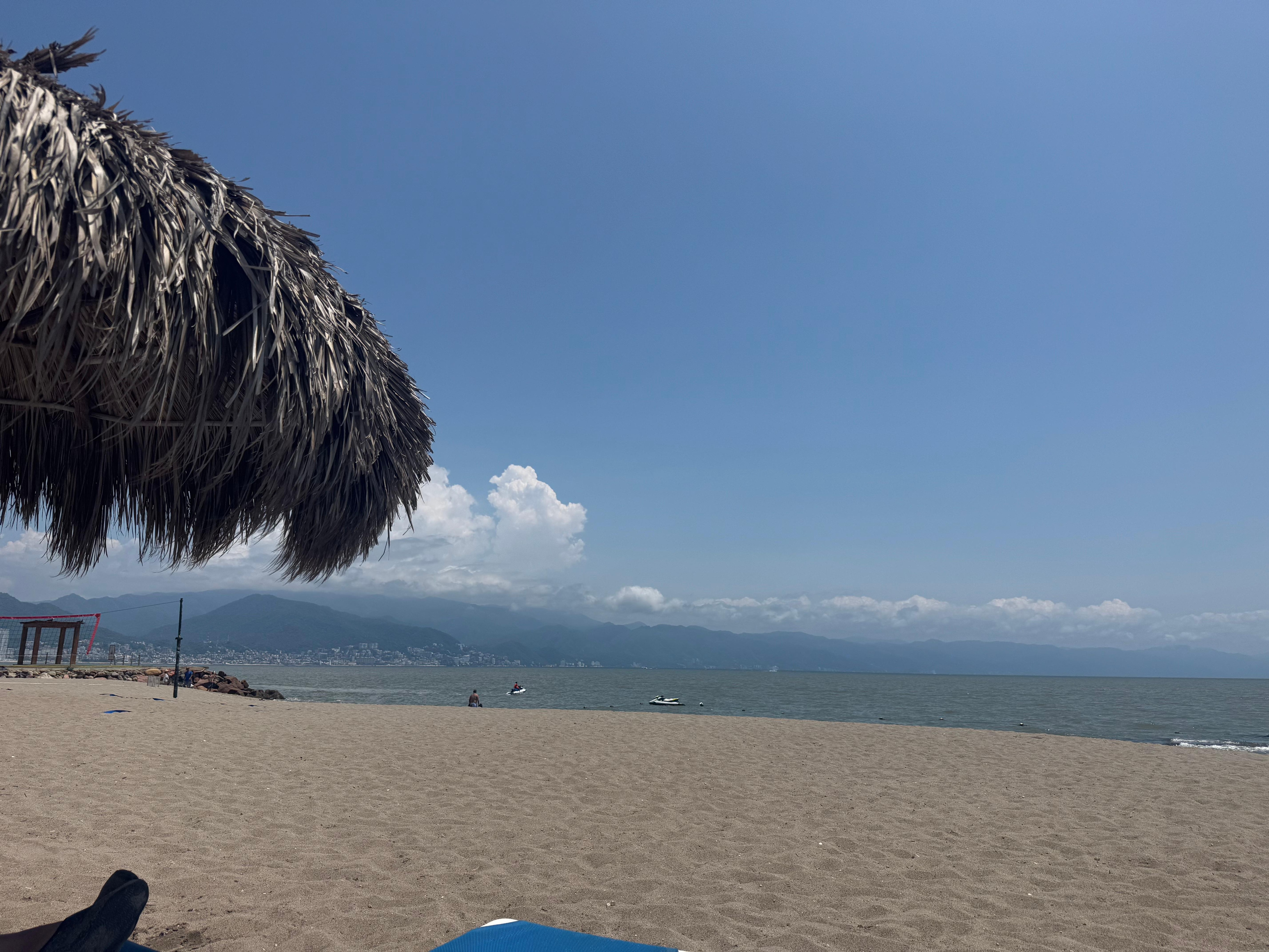  View from the beach. 