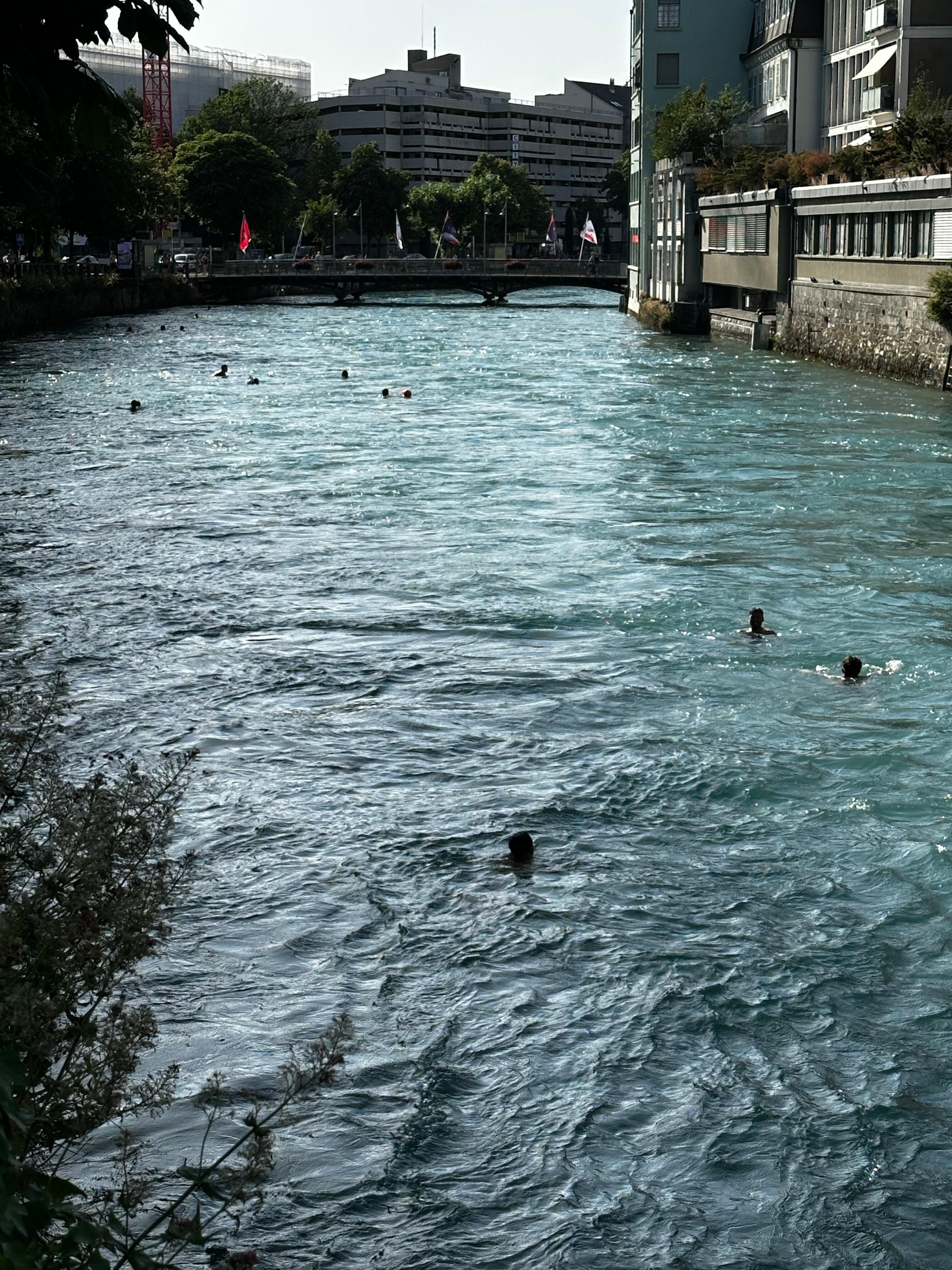 Local pastime floating down the river in the old town.  Nothing better at end of the day.