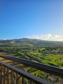 View out the master bedroom balcony