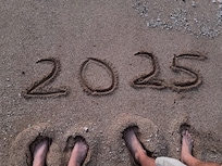 My husband and I made our mark!