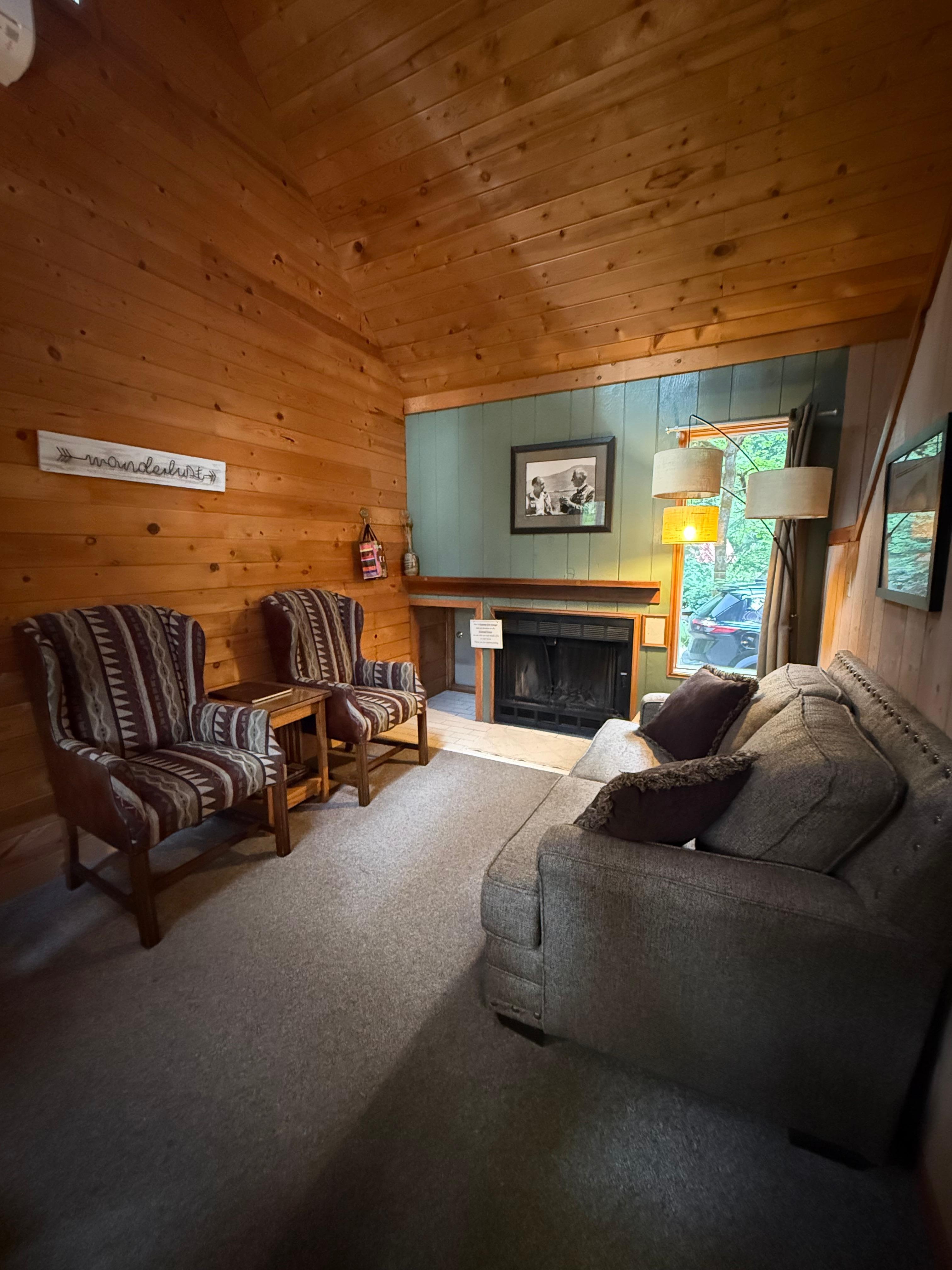 Cabin living room