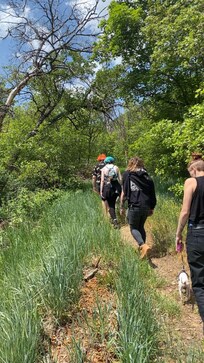 A trail near the house to hike!